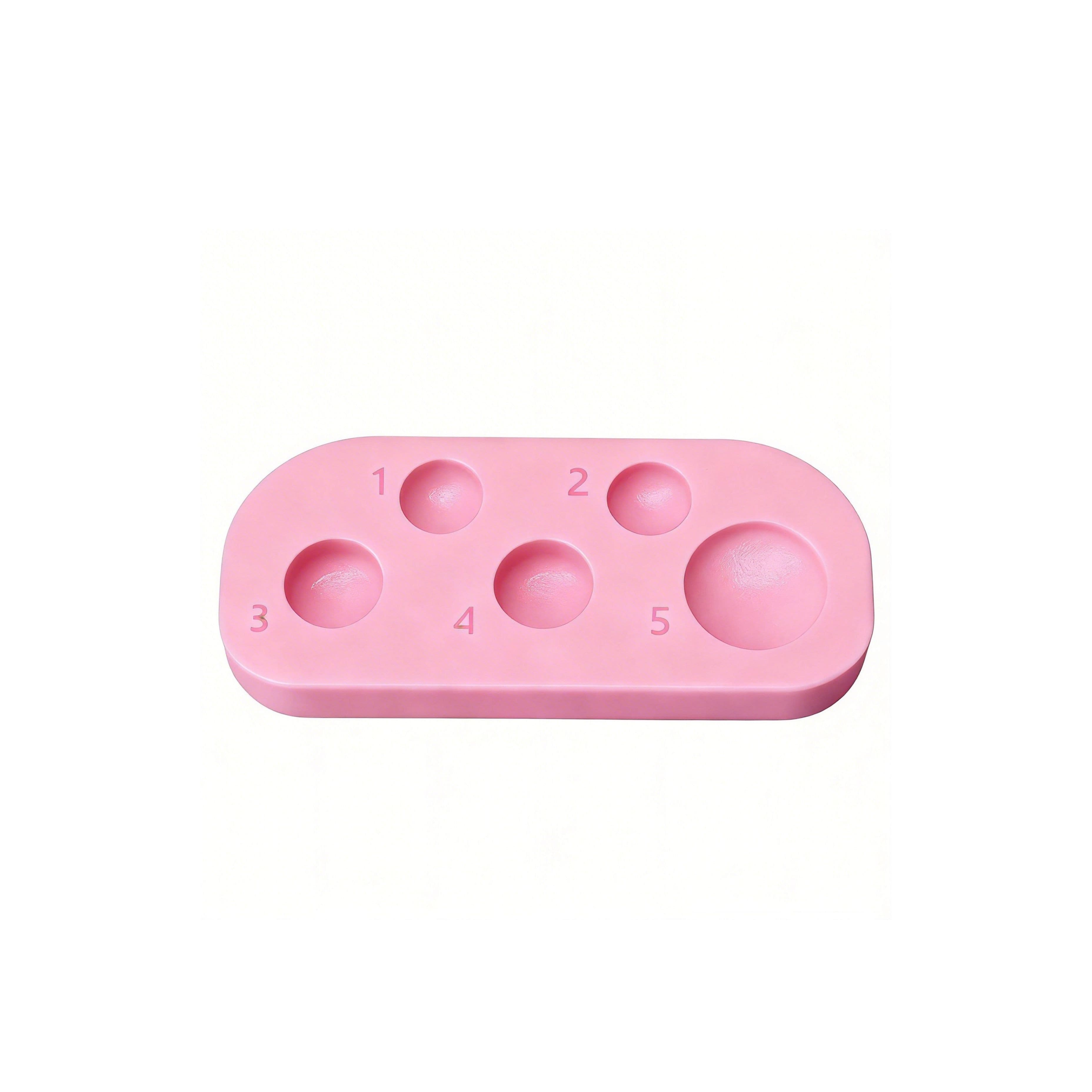 Palette de mélange silicone rose pour teinture, lashlift, browlift